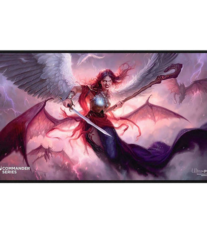 ULTRA PRO PLAYMAT: COMMANDER SERIES KAALIA - BLACK - STICHED
