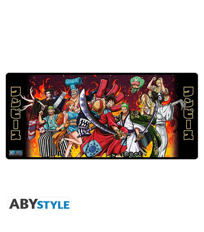 ABYstyle: Tapete Extended Size - Batalla en Wano 90x40 - One Piece