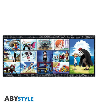ABYstyle: Tapete Extended Size - Recuerdos de la tripulación del Sombrero de Paja 90x40 - One Piece
