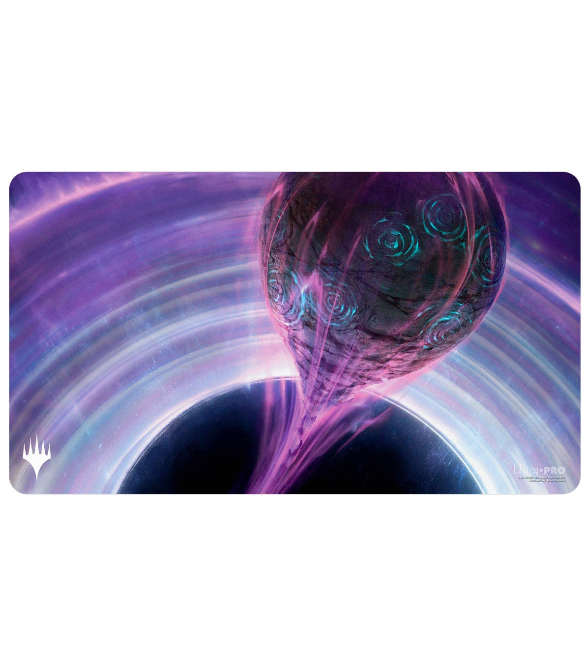 ULTRA PRO PLAYMAT: MYTHIC LAND BLACK - EDGE OF ETERNITIES
