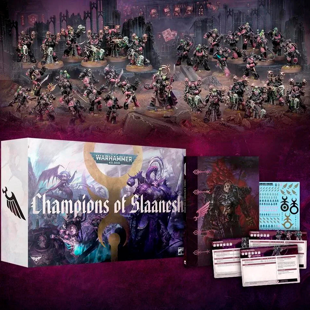 CAJA DE EJÉRCITO: HIJOS DEL EMPERADOR - CAMPEONES DE SLAANESH