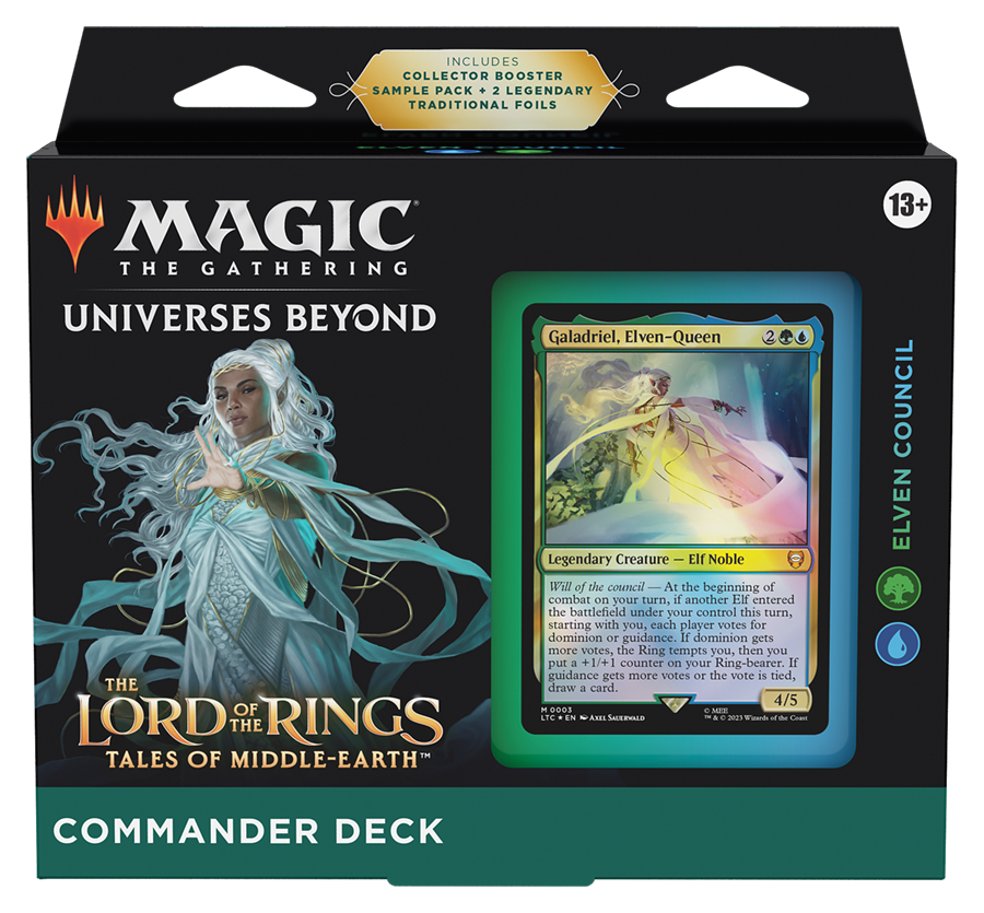 El Señor de los Anillos: &quot;Elven Council&quot; Commander Deck INGLÉS