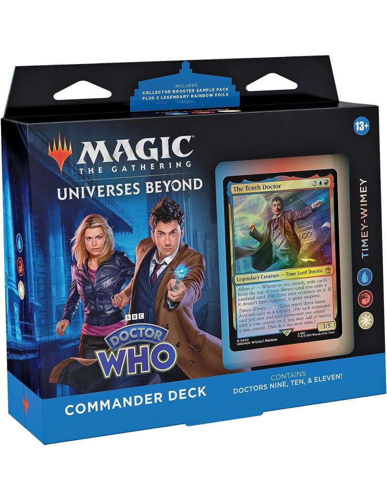 MAGIC THE GATHERING UNIVERSE BEYOND: - DOCTOR WHO - TIMEY-WIMEY COMMANDER DECK - (INGLÉS)