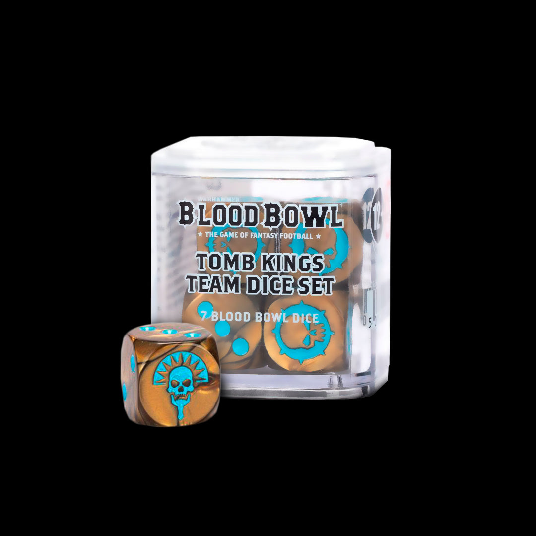 PREPEDIDO - BLOOD BOWL: SET DE DADOS - TOMB KINGS