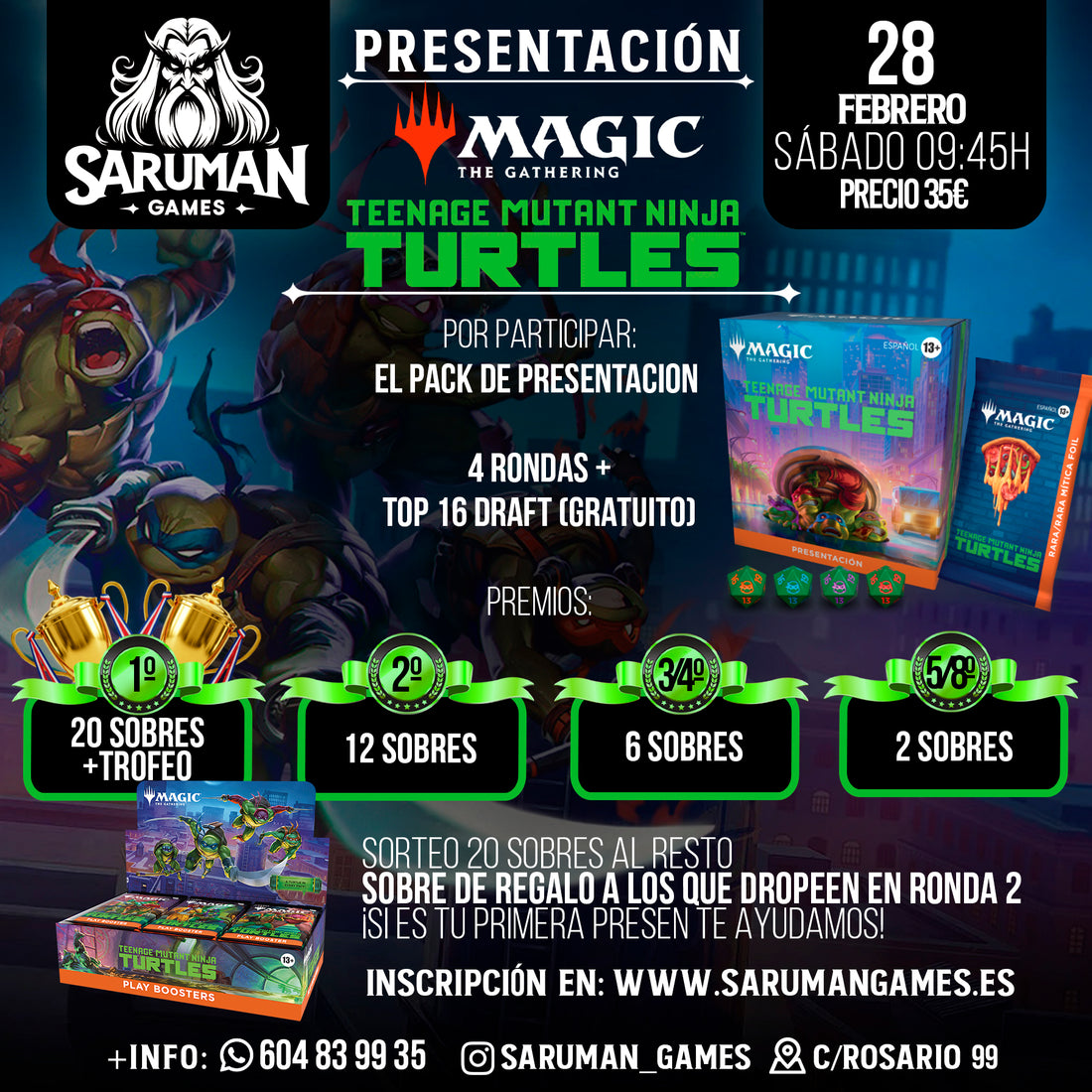 PRESENTACIÓN – TEENAGE MUTANT NINJA TURTLES MAGIC: THE GATHERING