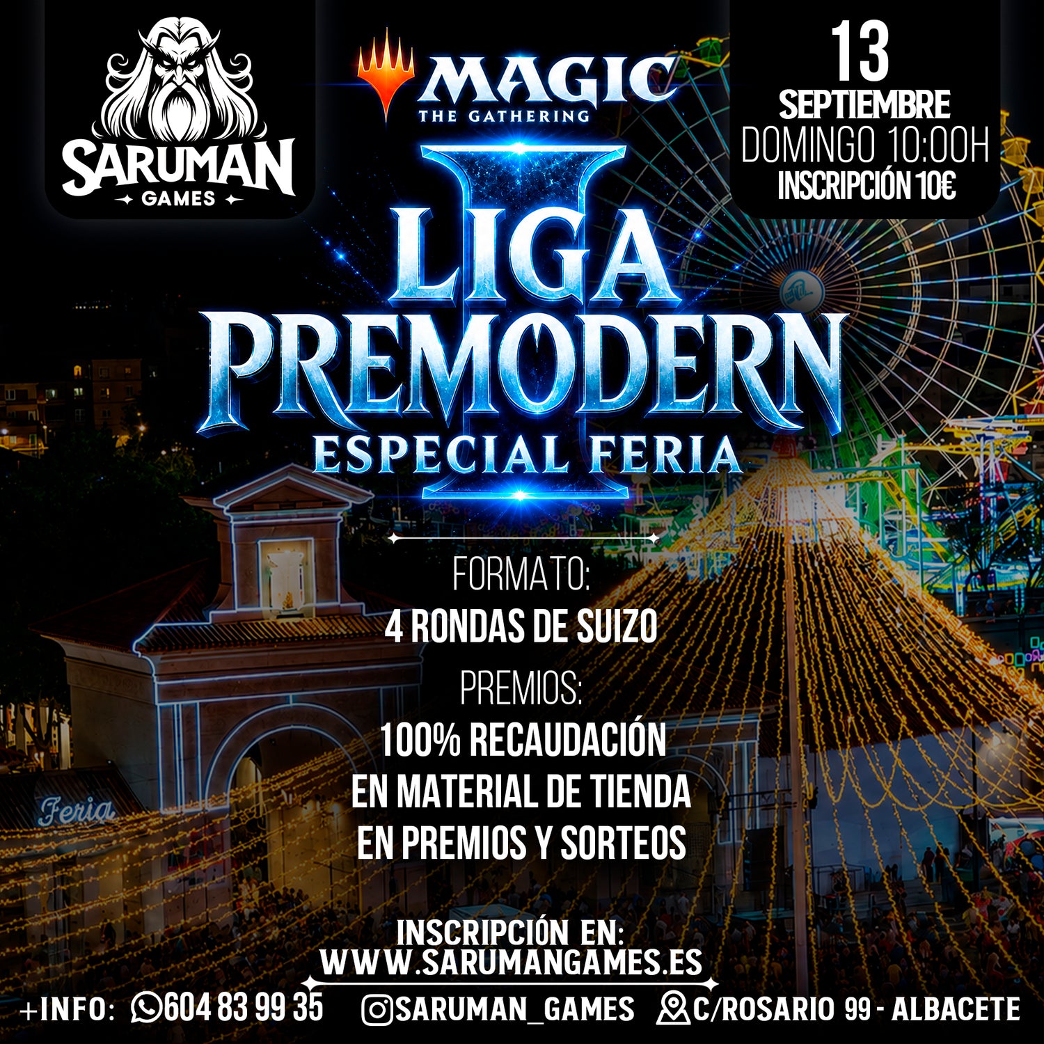 I LIGA PREMODERN – ESPECIAL FERIA