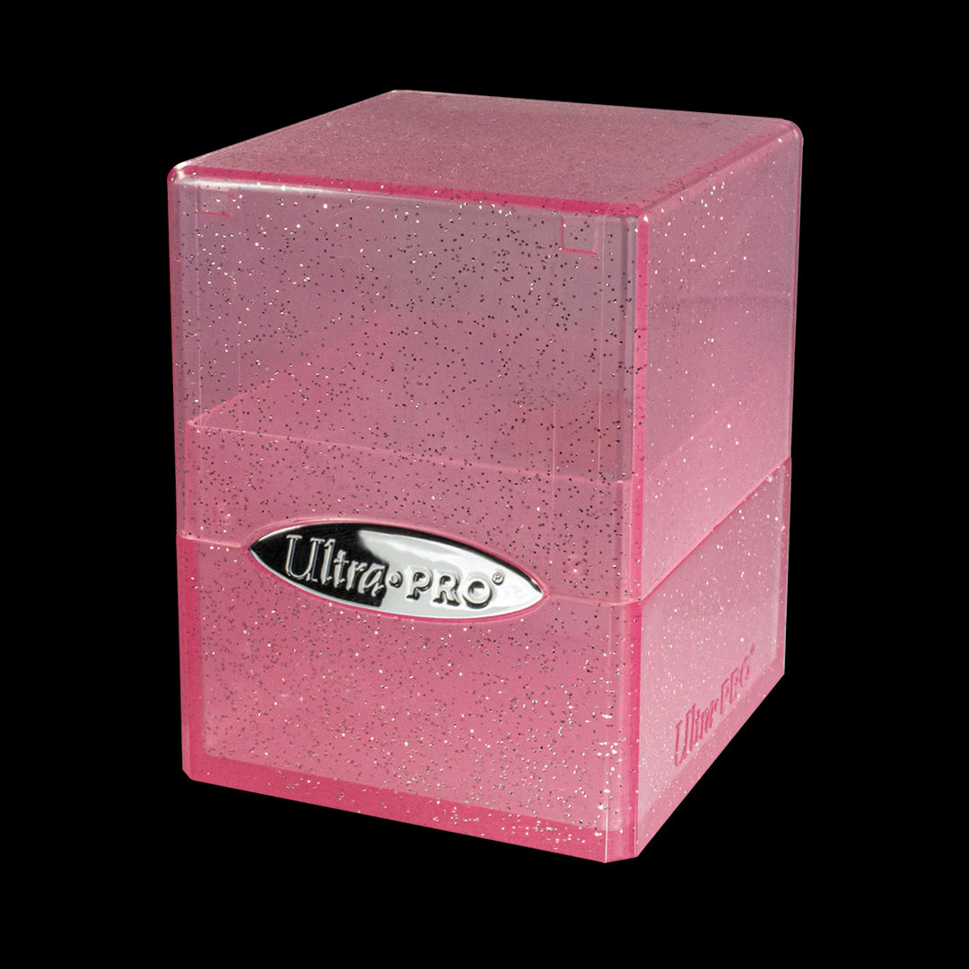 ULTRA PRO: SATIN CUBE - GLITTER PINK (100+)