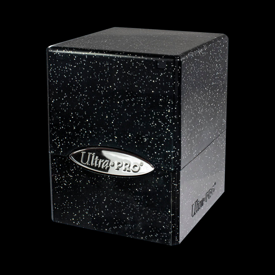 ULTRA PRO: SATIN CUBE - GLITTER BLACK (100+)