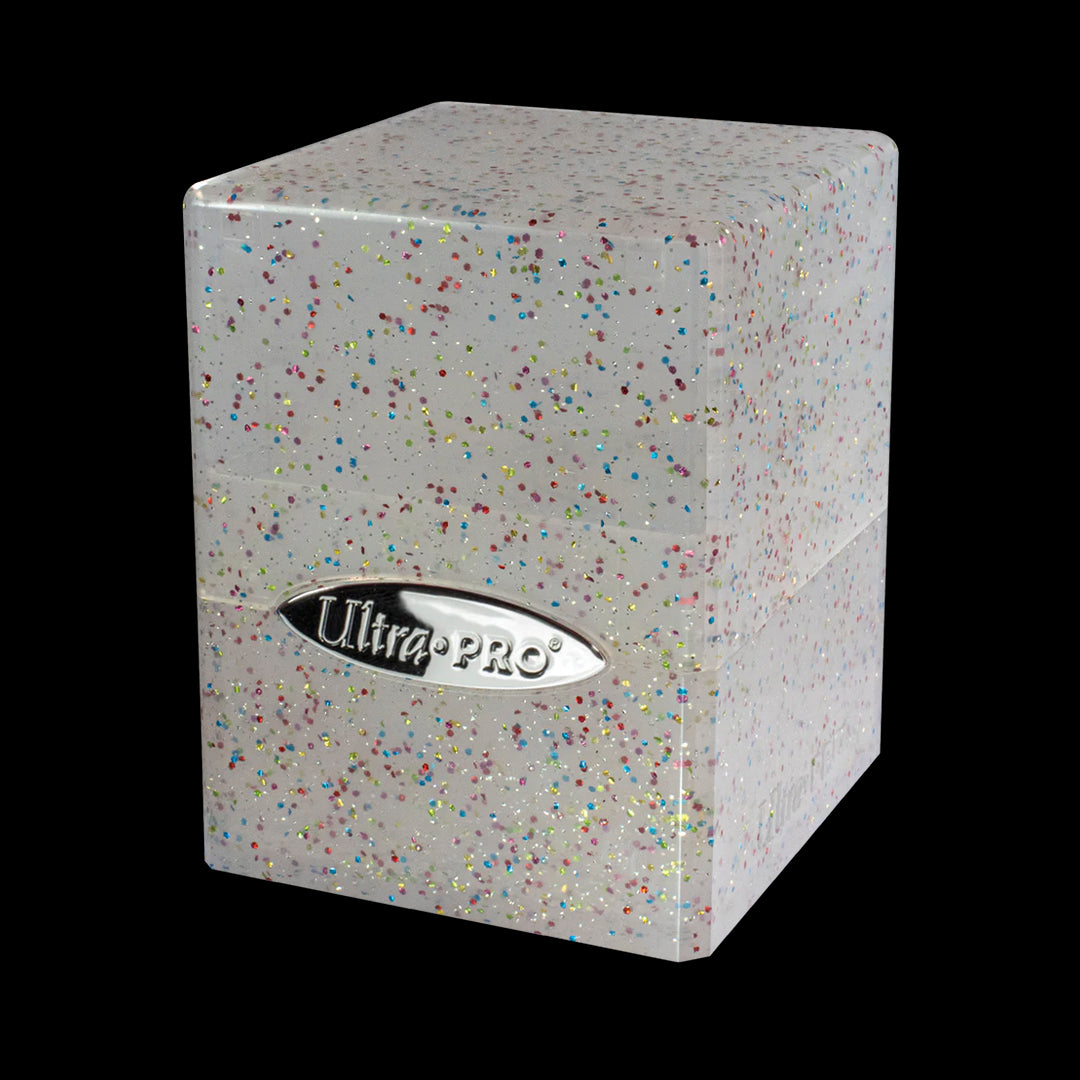 ULTRA PRO: SATIN CUBE - GLITTER CLEAR (100+)