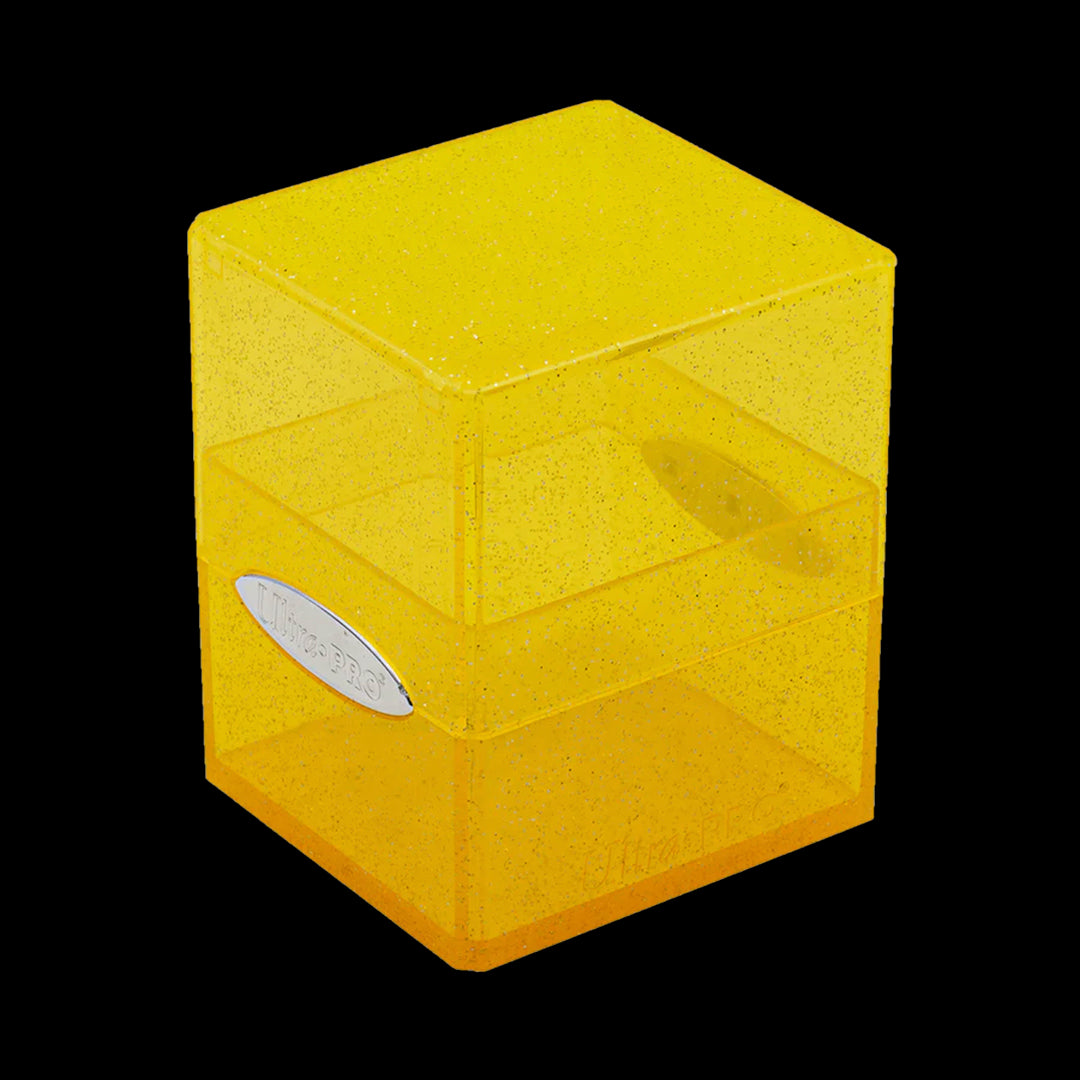ULTRA PRO: SATIN CUBE - GLITTER YELLOW (100+)