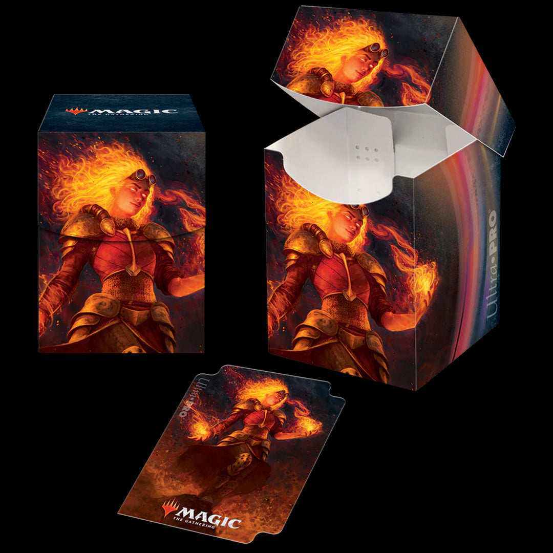 ULTRA PRO: DECK BOX - CORE 2021 - CHANDRA HEART OF FIRE - 100+