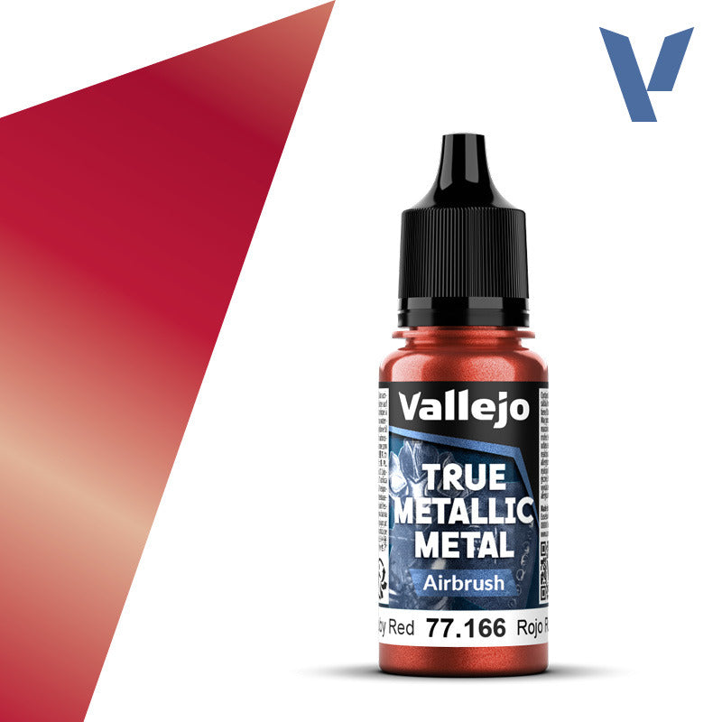Vallejo TMM Airbrush 166 Rojo Rubí 18ml