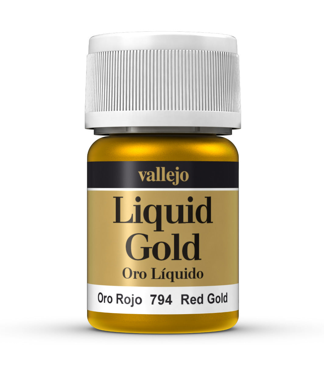 Vallejo Oro Líquido Oro Rojo 35 ml
