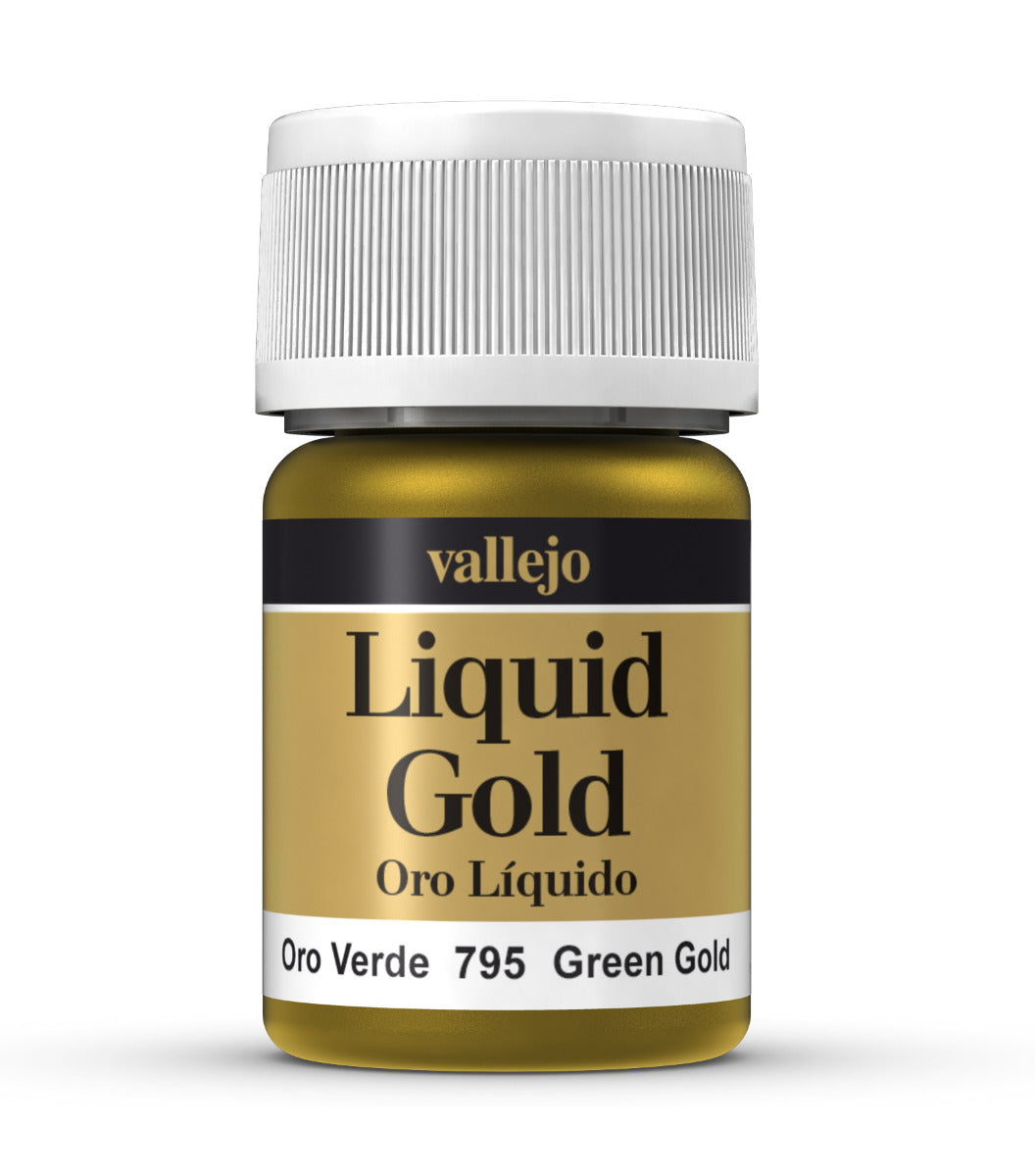 Vallejo Oro Líquido Oro Verde 35 ml