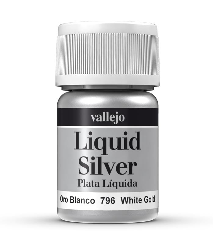 Vallejo Oro Líquido Oro Blanco 35 ml
