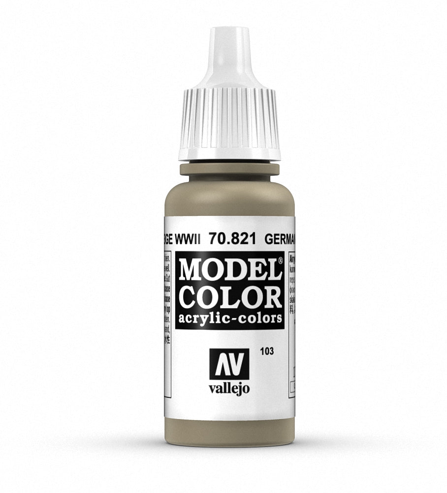 Vallejo Model Color 113 - Beige Alemán WWII 18 ml