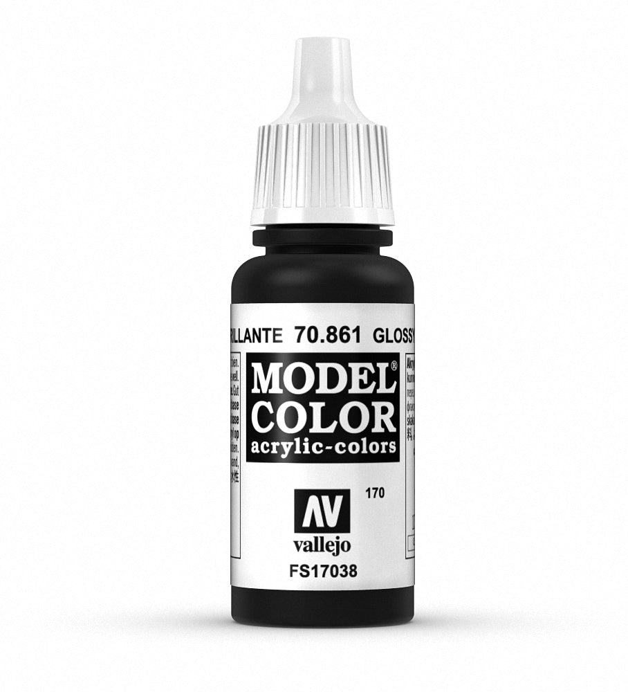 Vallejo Model Color 192 - Negro Brillante 18 ml
