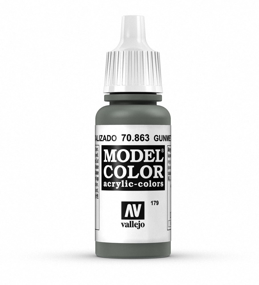 Vallejo Model Color 198 - Gris Metalizado 18 ml