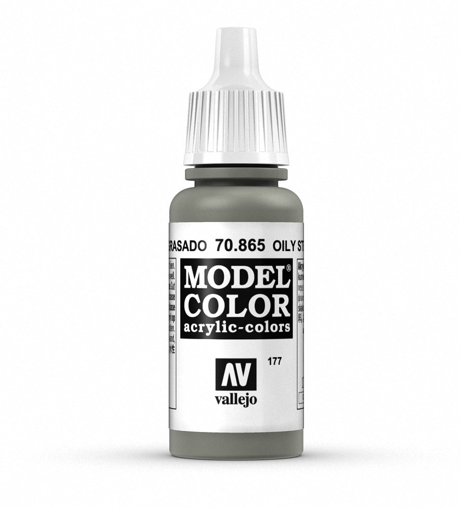Vallejo Model Color 196 - Acero Engrasado 18 ml