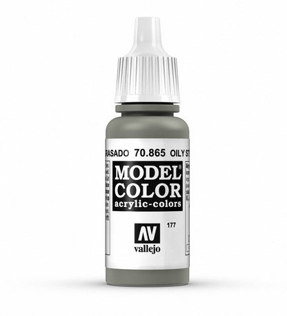 Vallejo Model Color 196 - Acero Engrasado 18 ml