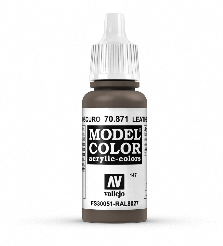 Vallejo Model Color 144 - Cuero Oscuro 18 ml