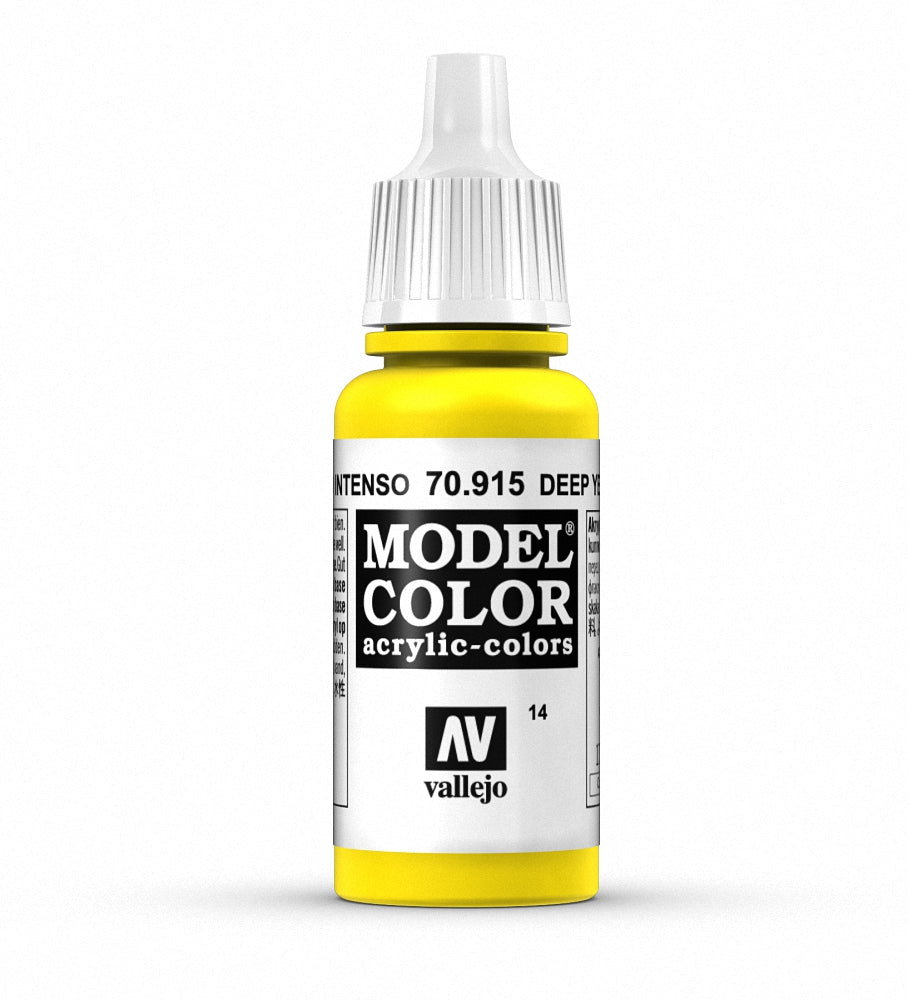 Vallejo Model Color 026 - Amarillo Intenso 18 ml