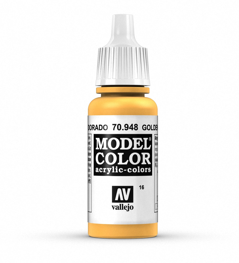 Vallejo Model Color 028 - Amarillo Dorado 18 ml