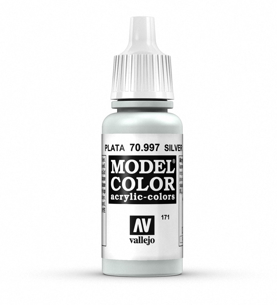 Vallejo Model Color 195 - Plata 18 ml