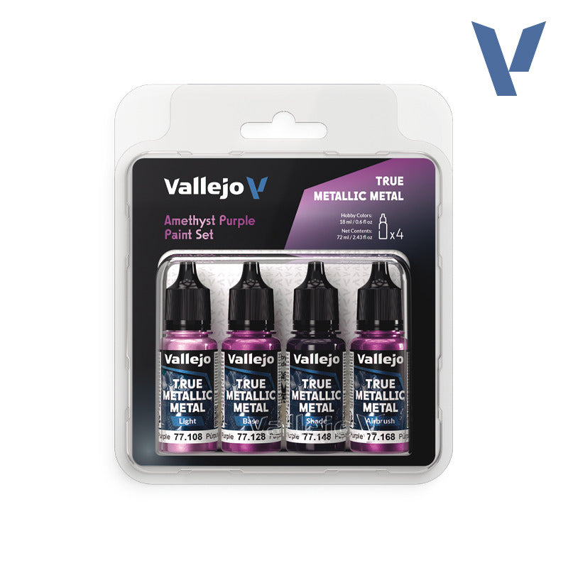 Vallejo Set 4 Colors TMM Purpura Amatista
