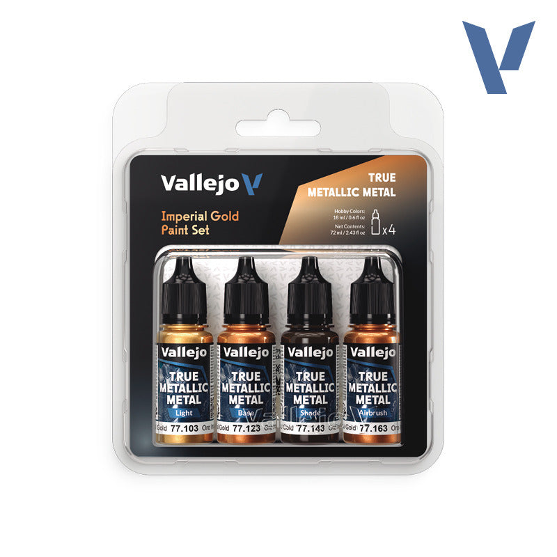 Vallejo Set 4 Colors TMM Oro Imperial