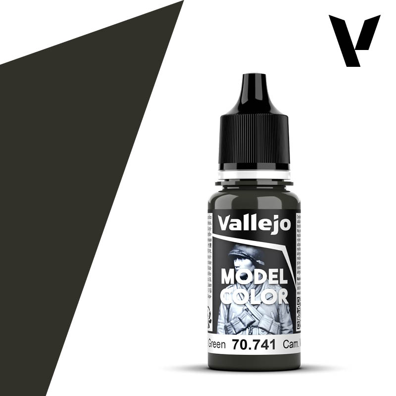 Vallejo Model Color 109 - Camuflaje Verde Negro 18 ml
