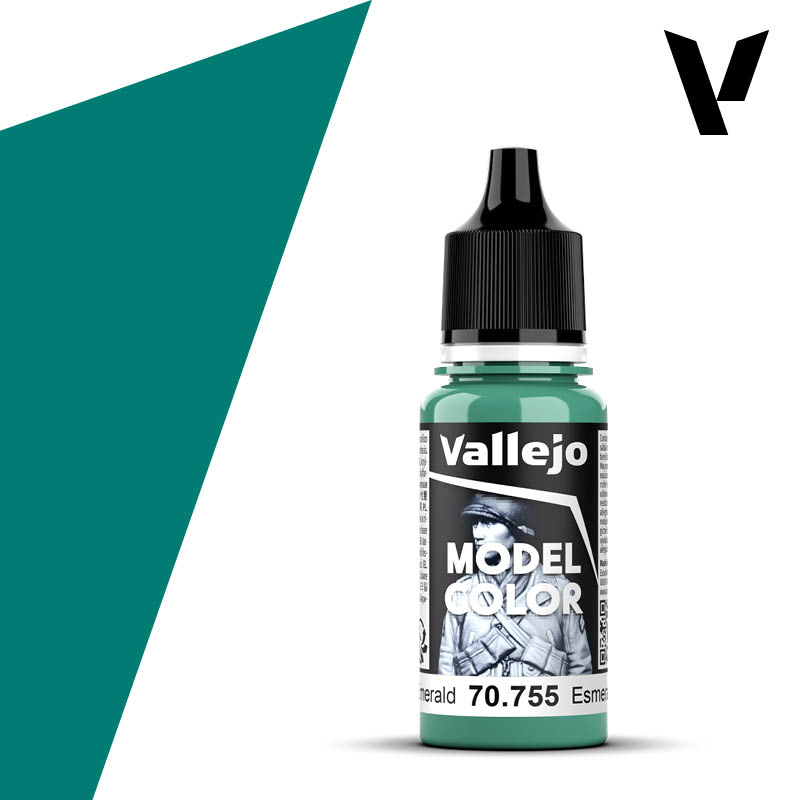 Vallejo Model Color 074 - Esmeralda Claro 18 ml