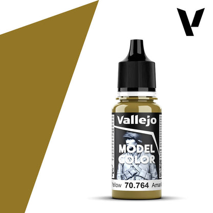 Vallejo Model Color 125 - Amarillo Militar 18 ml