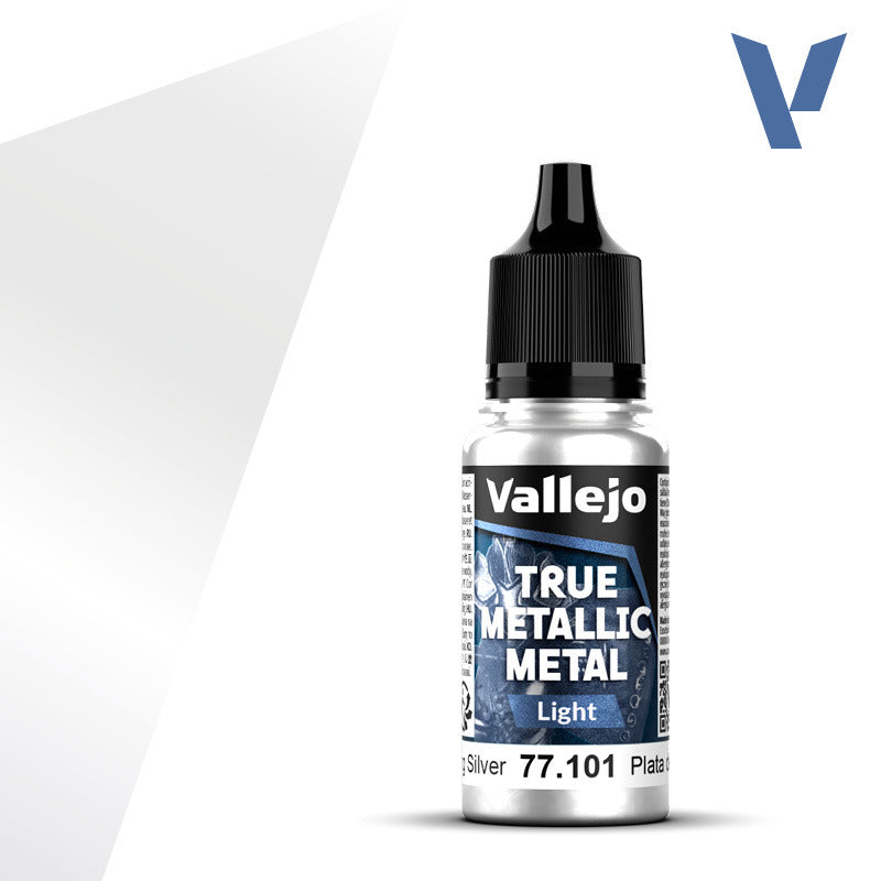 Vallejo TMM Light 101 Plata De Ley 18ml
