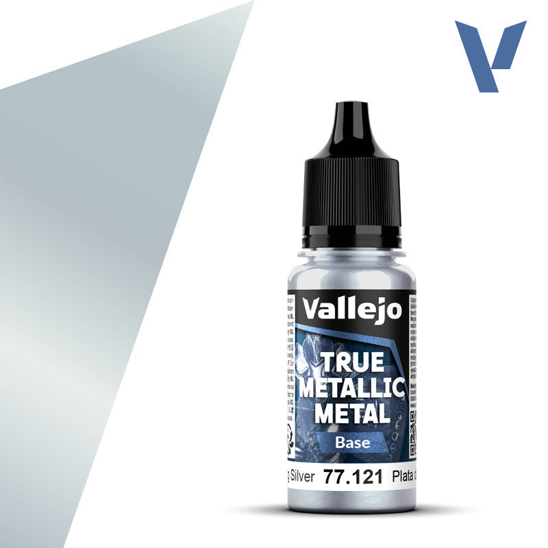 Vallejo TMM Base 121 Plata De Ley 18ml