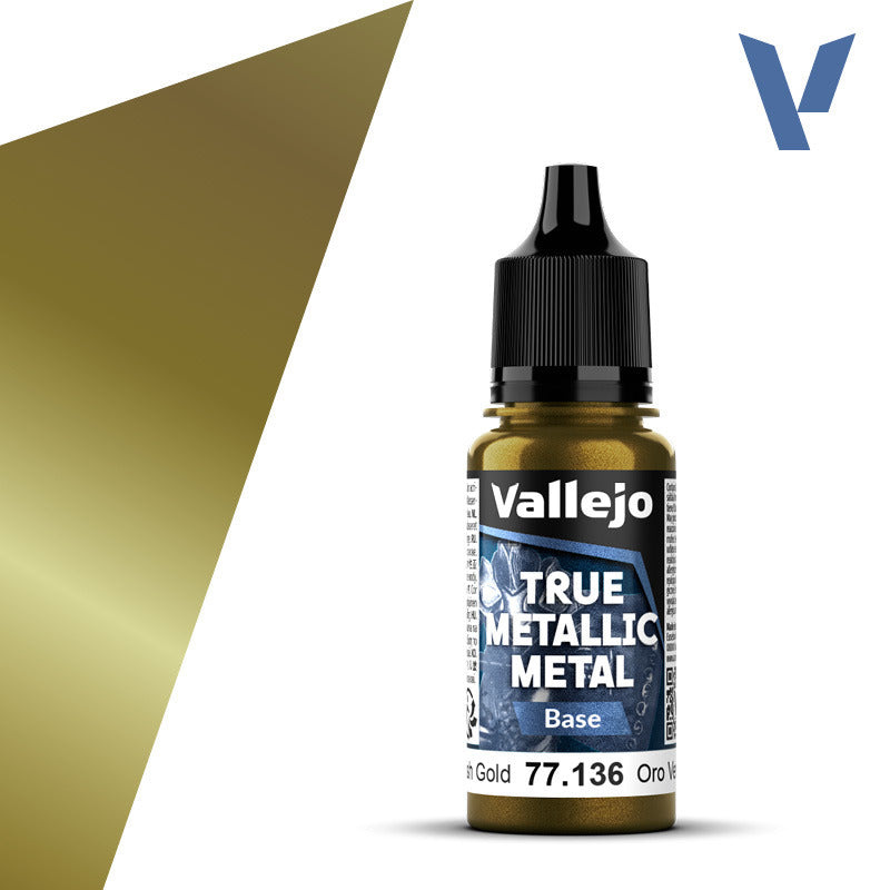 Vallejo TMM Base 136 Oro Verde 18ml