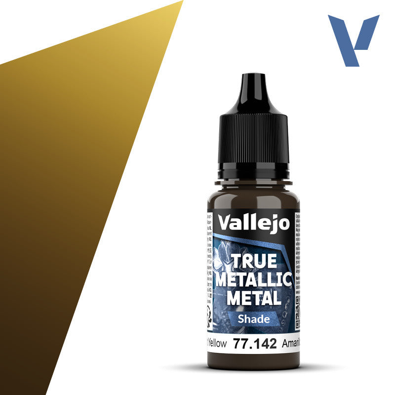Vallejo TMM Shade 142 Amarillo Radiante 18ml