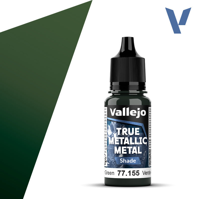 Vallejo TMM Shade 155 Verde Ámbar 18ml