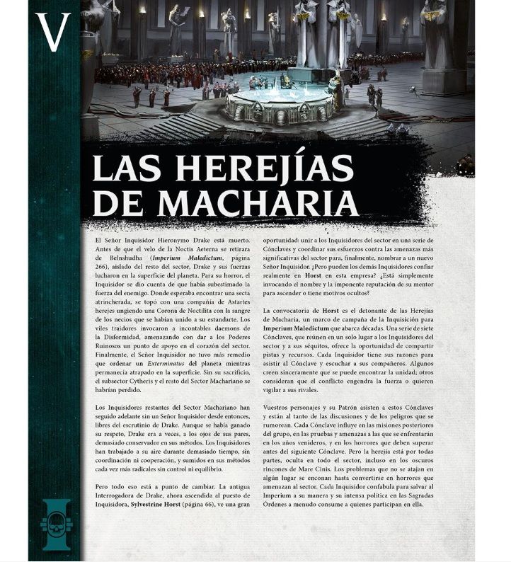 Warhammer 40.000: Imperium Maledictum - Guía de dirección de la Inquisición - (Castellano)