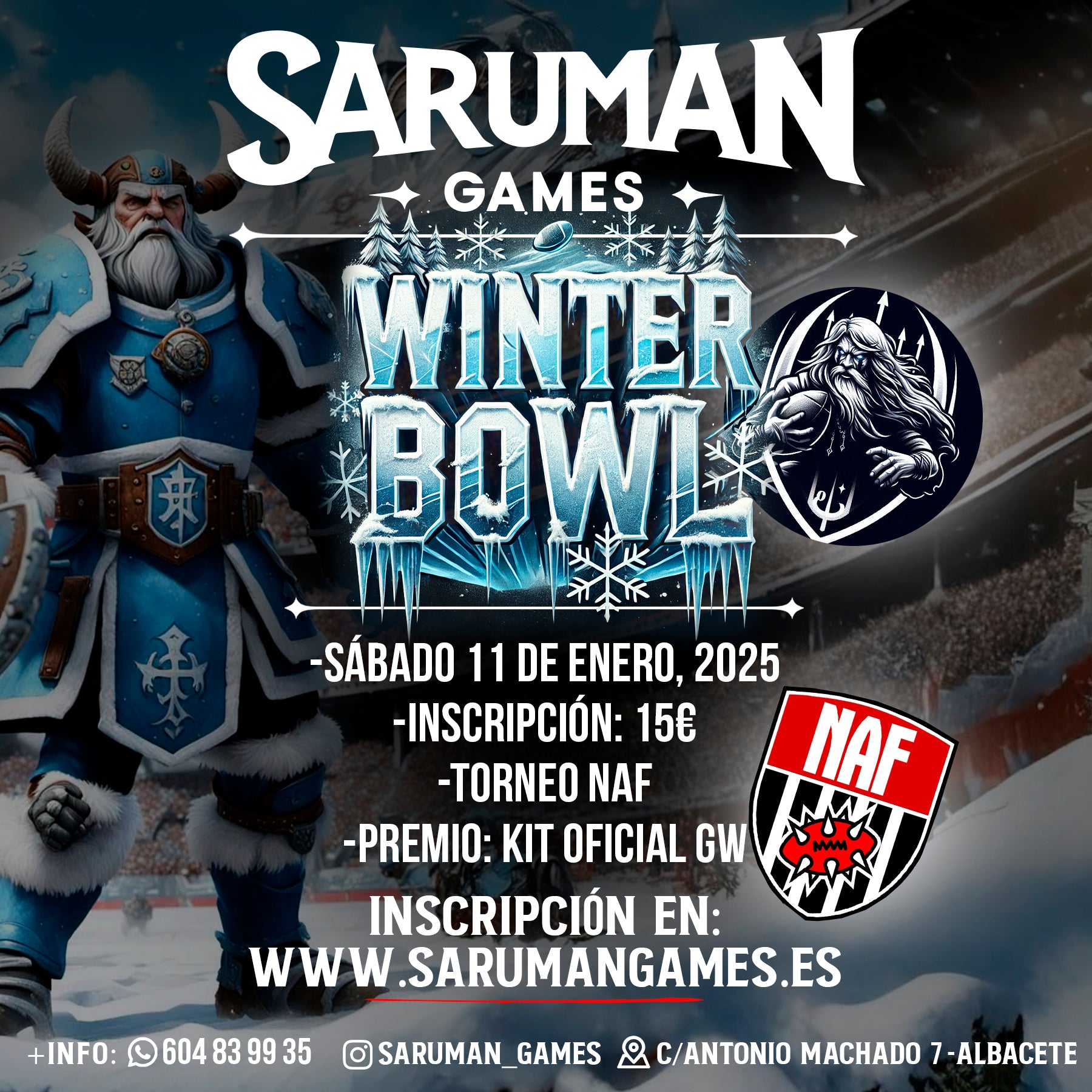 WINTERBOWL SÁBADO 11 DE ENERO