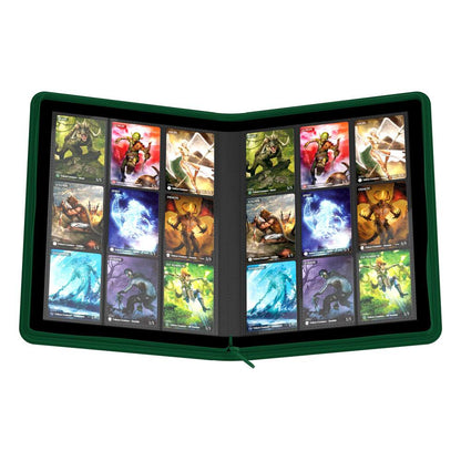 Ultimate Guard Zipfolio 360 - 18-Pocket XenoSkin Verde