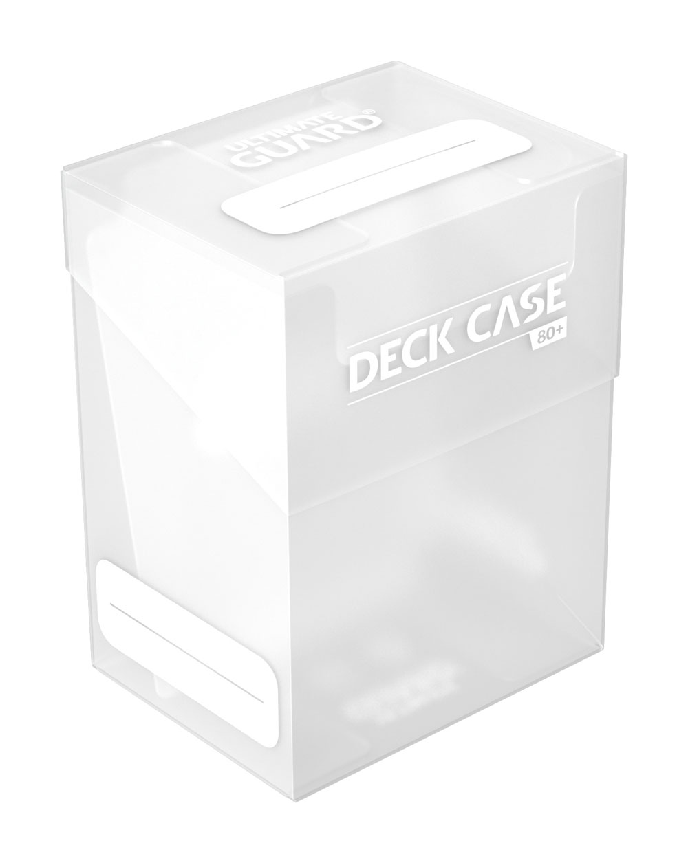Ultimate Guard: Deck Case 80+ Caja de Cartas Tamaño Estándar - Transparente