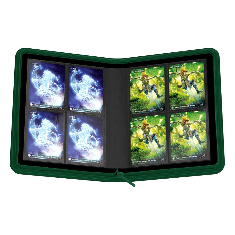 Ultimate Guard Zipfolio 160 - 8-Pocket XenoSkin - Verde