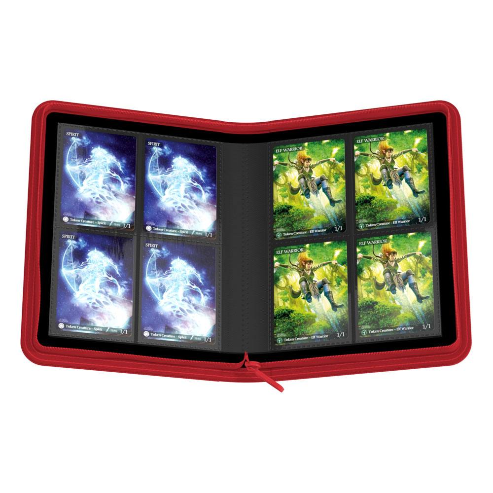 Ultimate Guard Zipfolio 160 - 8-Pocket XenoSkin - Rojo