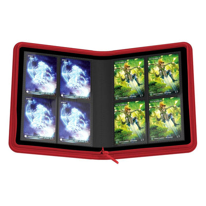 Ultimate Guard Zipfolio 160 - 8-Pocket XenoSkin - Rojo