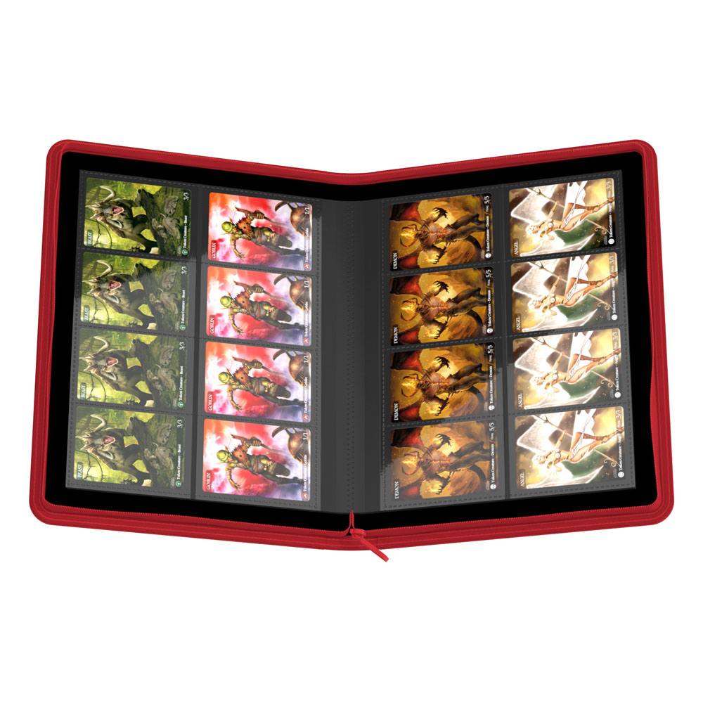 Ultimate Guard Zipfolio 320 - 16-Pocket XenoSkin - Rojo