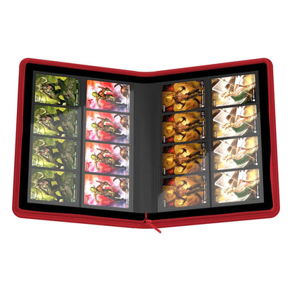 Ultimate Guard Zipfolio 320 - 16-Pocket XenoSkin - Rojo
