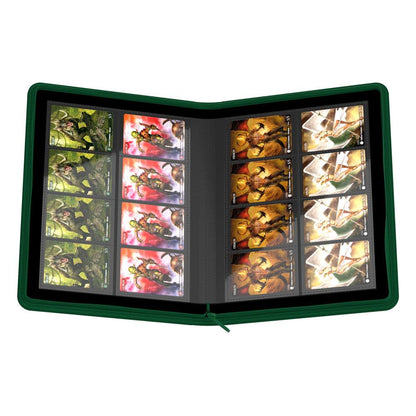 Ultimate Guard Zipfolio 320 - 16-Pocket XenoSkin - Verde