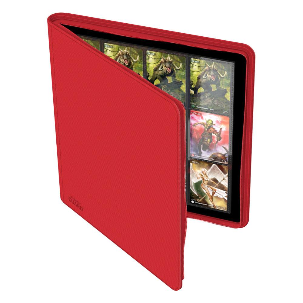 Ultimate Guard: Zipfolio 480 - 24-Pocket XenoSkin (Quadrow) - Rojo