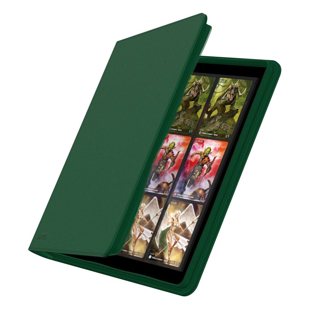 Ultimate Guard: Zipfolio 480 - 24-Pocket XenoSkin (Quadrow) -  Verde